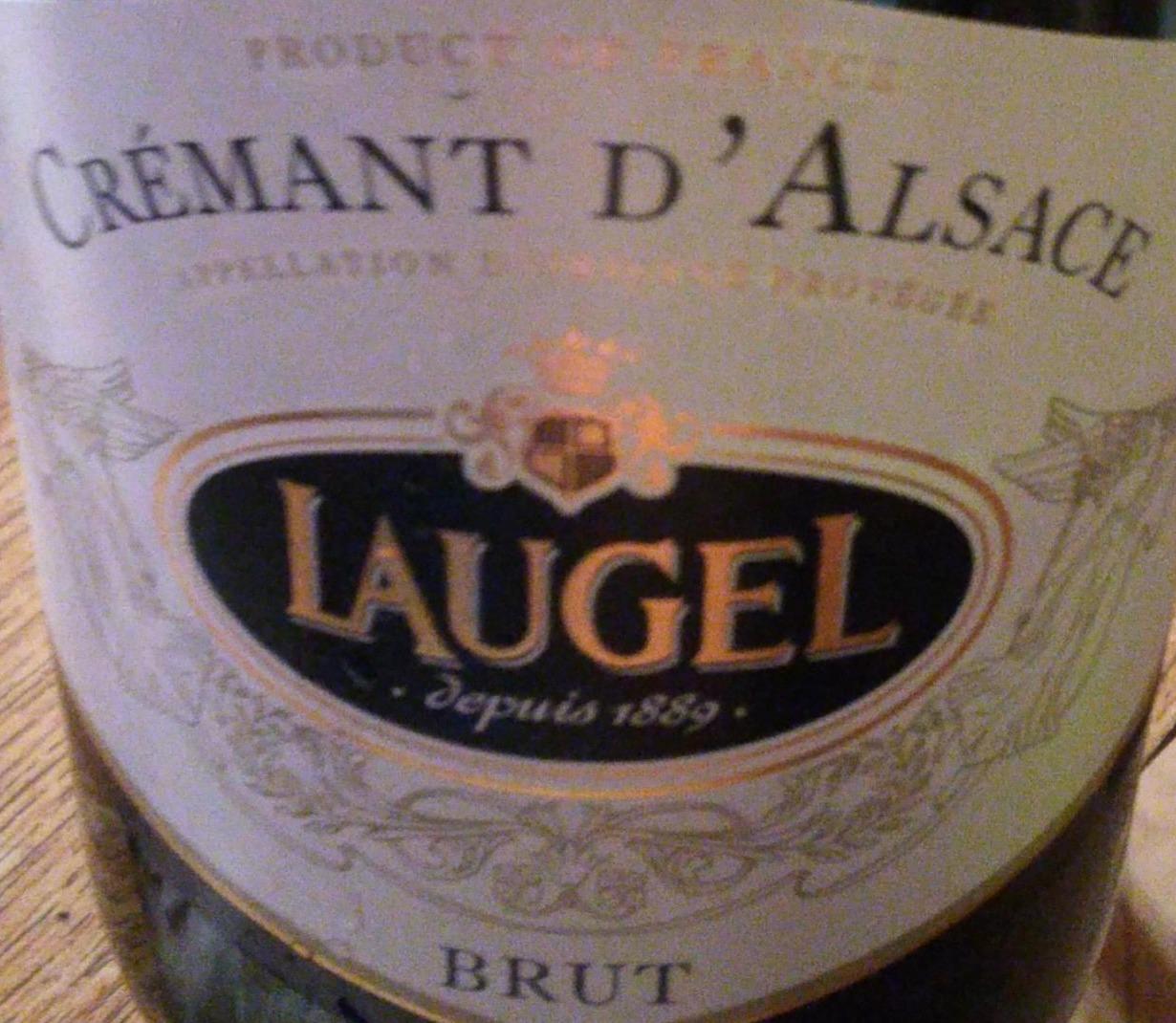 Фото - Вино ігристе біле брют Crémant d'Alsace Brut Laugel