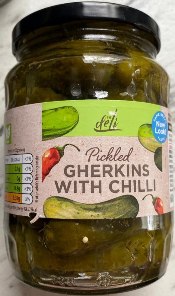 Фото - Pickled gherkins with chilli Deli The Deli