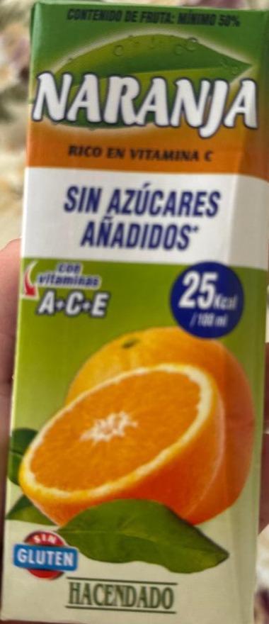 Фото - Сік апельсиновий без цукру Hacendado