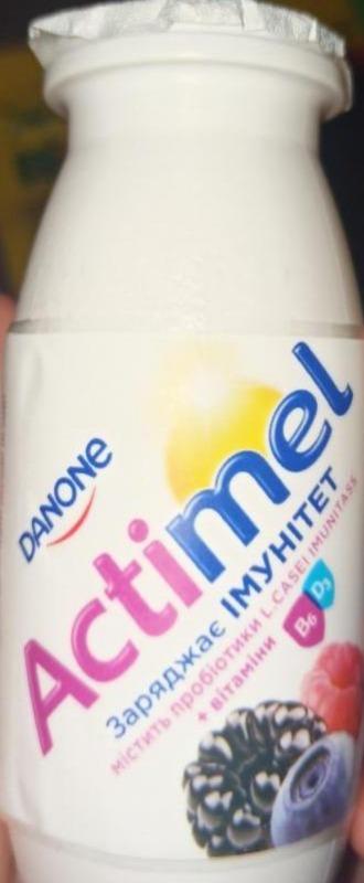 Фото - Продукт кисломолочний Actimel 1.5% Лісові ягоди Danone