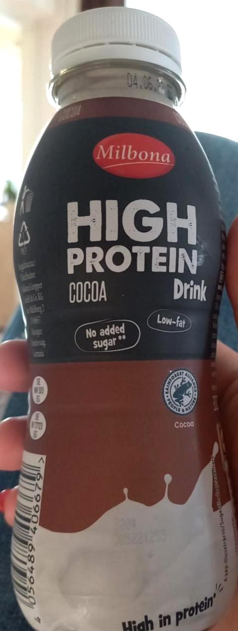 Фото - High Protein Drink choco flavour Milbona