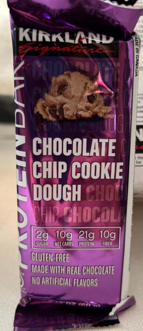 Фото - Батончик Protein Bar Chocolate Chip Cookie Dough Kirkland