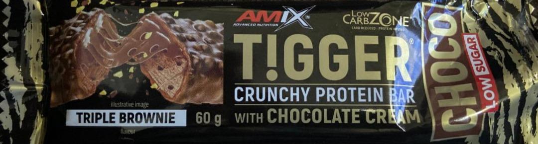 Фото - Tigger crunchy смак triple brownie Amix