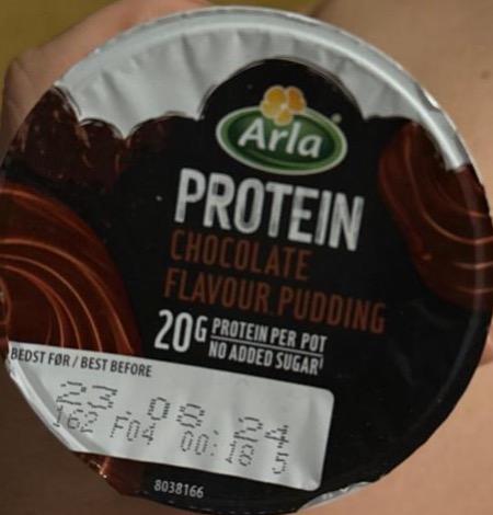 Фото - Protein chocolate flavour pudding Arla
