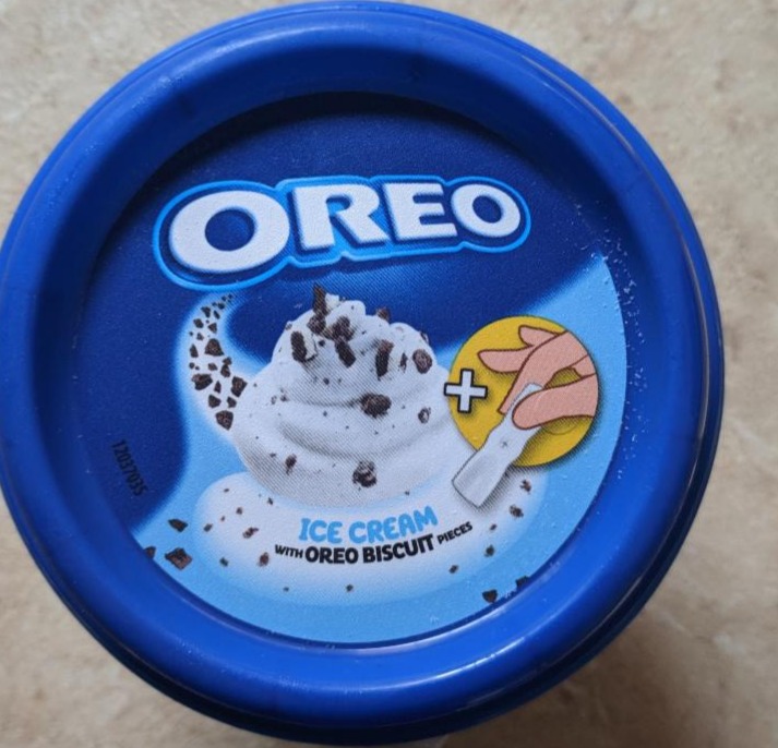 Фото - Морозиво 11% з ароматом ванілі з шматочками какао-печива Oreo