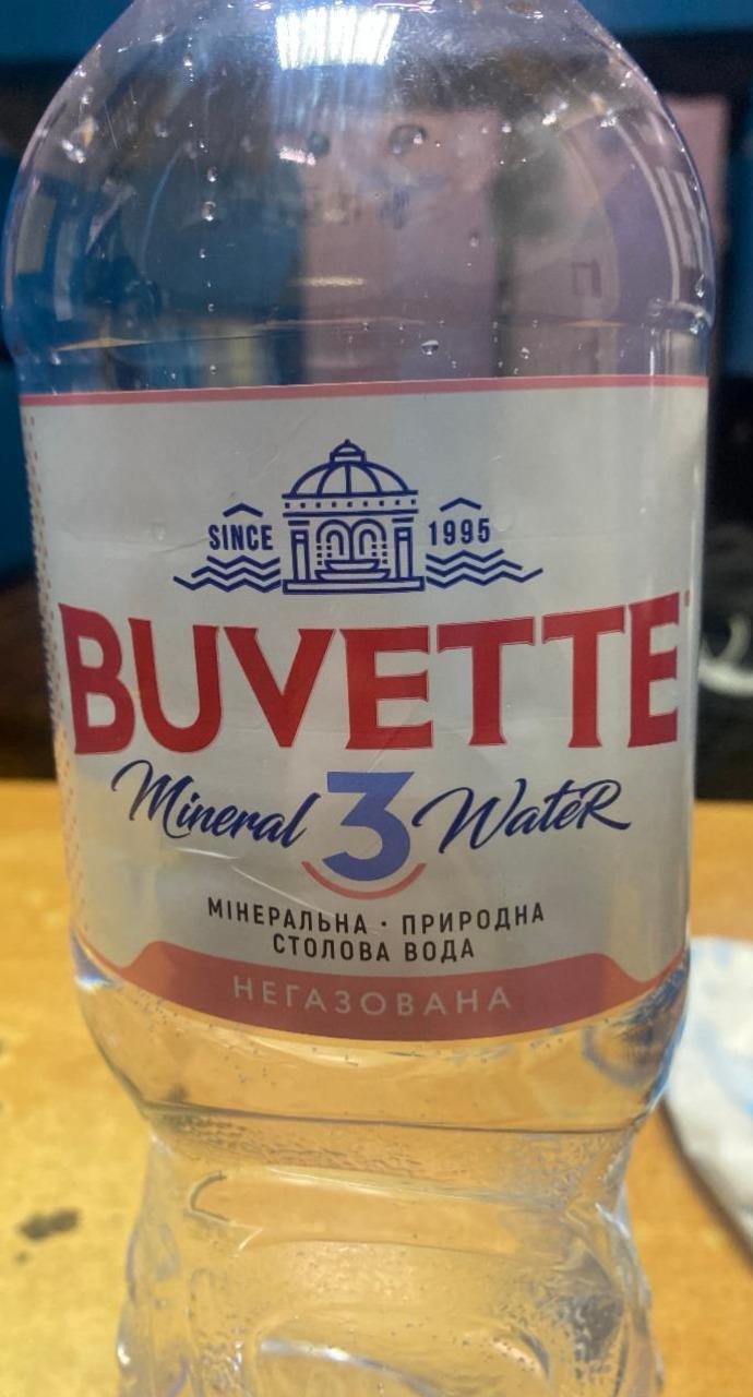 Фото - Вода мінеральна природна столова негазована Buvette