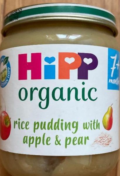Фото - Органічний рисовий пудинг з яблуком і грушею Hipp