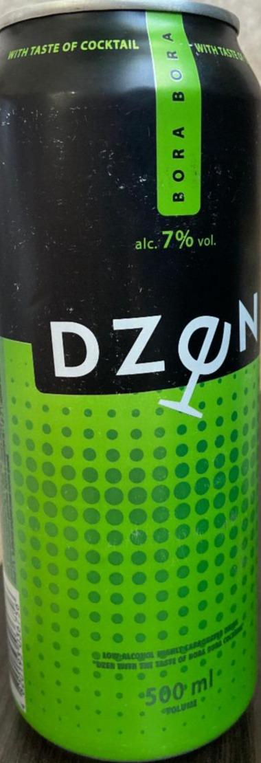 Фото - Напій слабоалкогольний сильногазований Дзен зі смаком коктейлю Бора бора Dzen