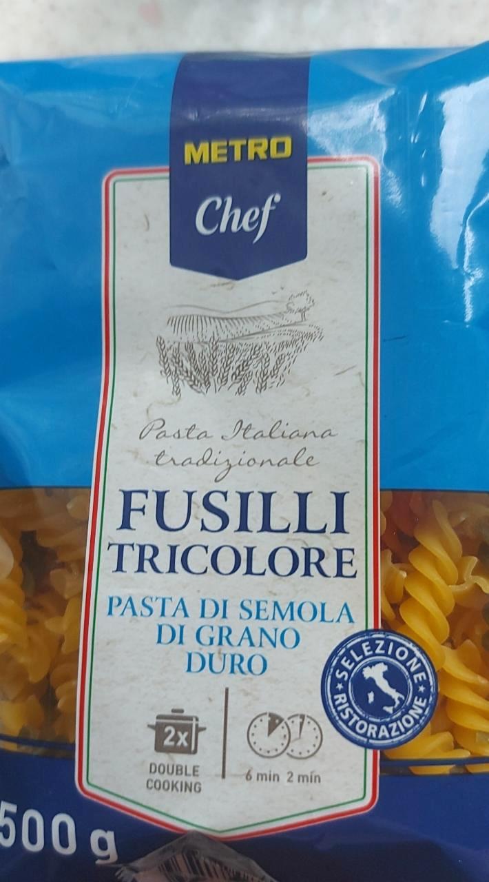 Фото - Макарони з твердих сортів пшениці Fusilli Tricolore Metro Chef