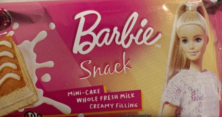 Фото - Бісквіт Barbie Snack Milk Cake Freddi