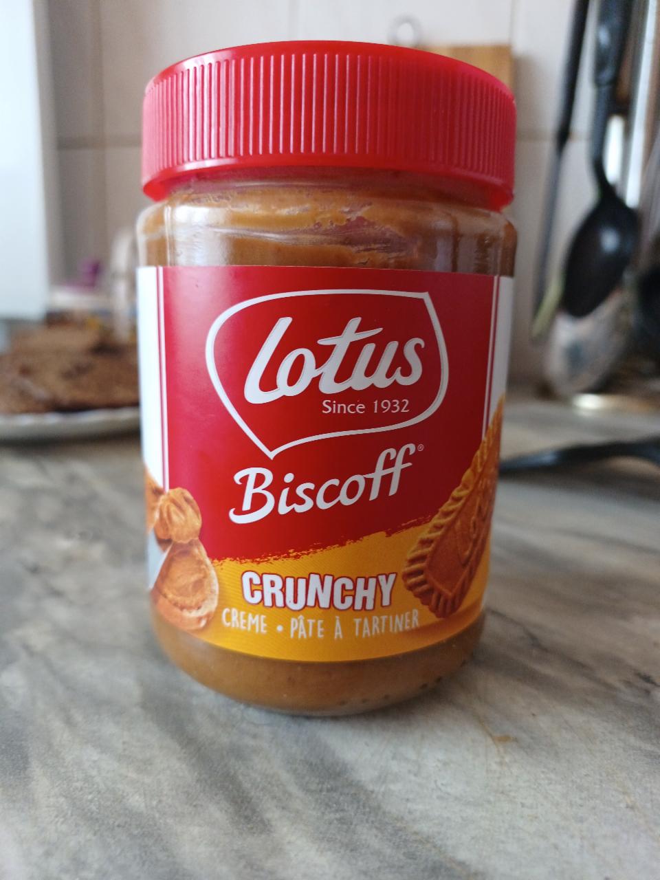 Фото - Паста Biscoff Crunchy Biscuit Spread Lotus