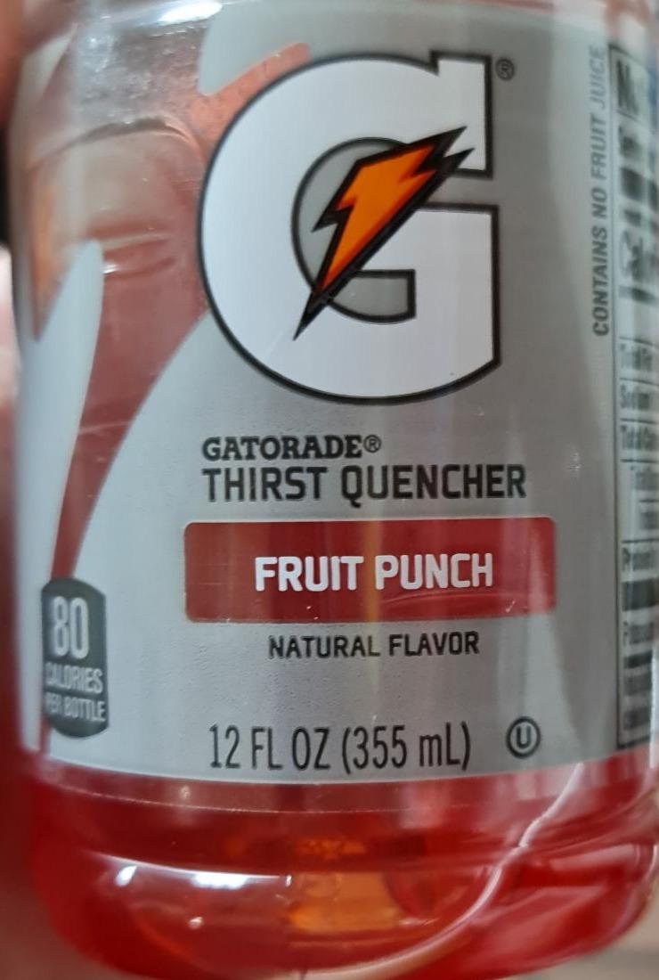 Фото - Напій зі смаком Fruit Punch Gatorade