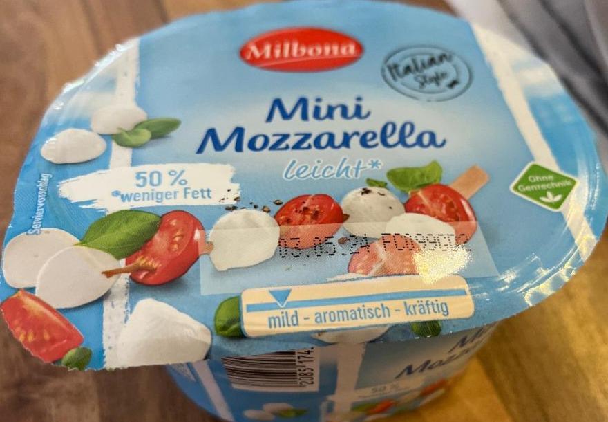 Фото - Mini mozzarella leicht Milbona