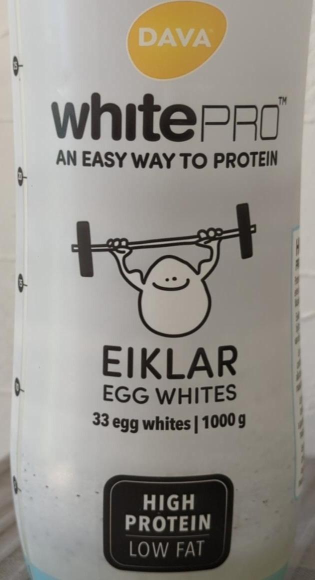 Фото - Яєчний білок Eiklar Egg Whites Dava whitePRO