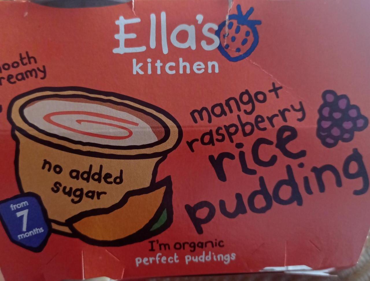 Фото - Rise pudding mango+raspberry Ella's Kitchen