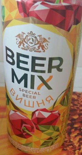 Фото - Пиво 2.5% спеціальне зі смаком вишні пастеризоване Beer Mix Оболонь