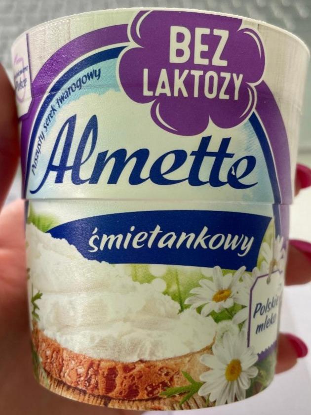 Фото - Сир кисломолочний сметанковий без лактози Almette