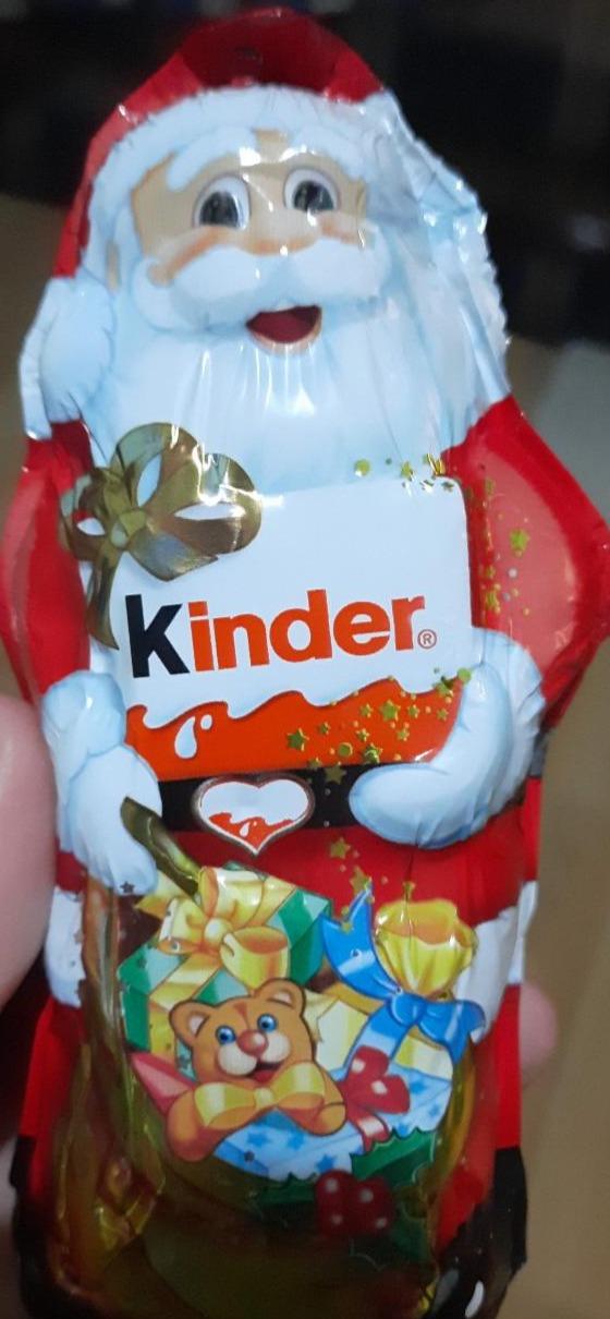 Фото - Фігурка Санта Клауса в молочному шоколаді Кіндер Kinder