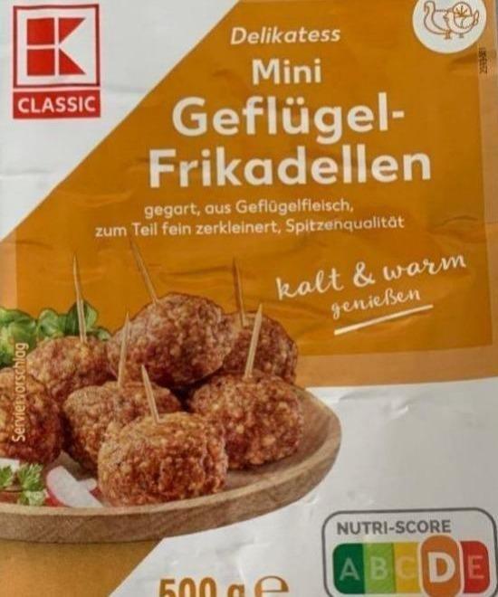Фото - Курячі фрикадельки Mini Geflügel- Frikadellen K-Classic