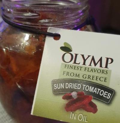 Фото - Консерви овочеві. Виявлені томати у соняшниковій олії Olymp
