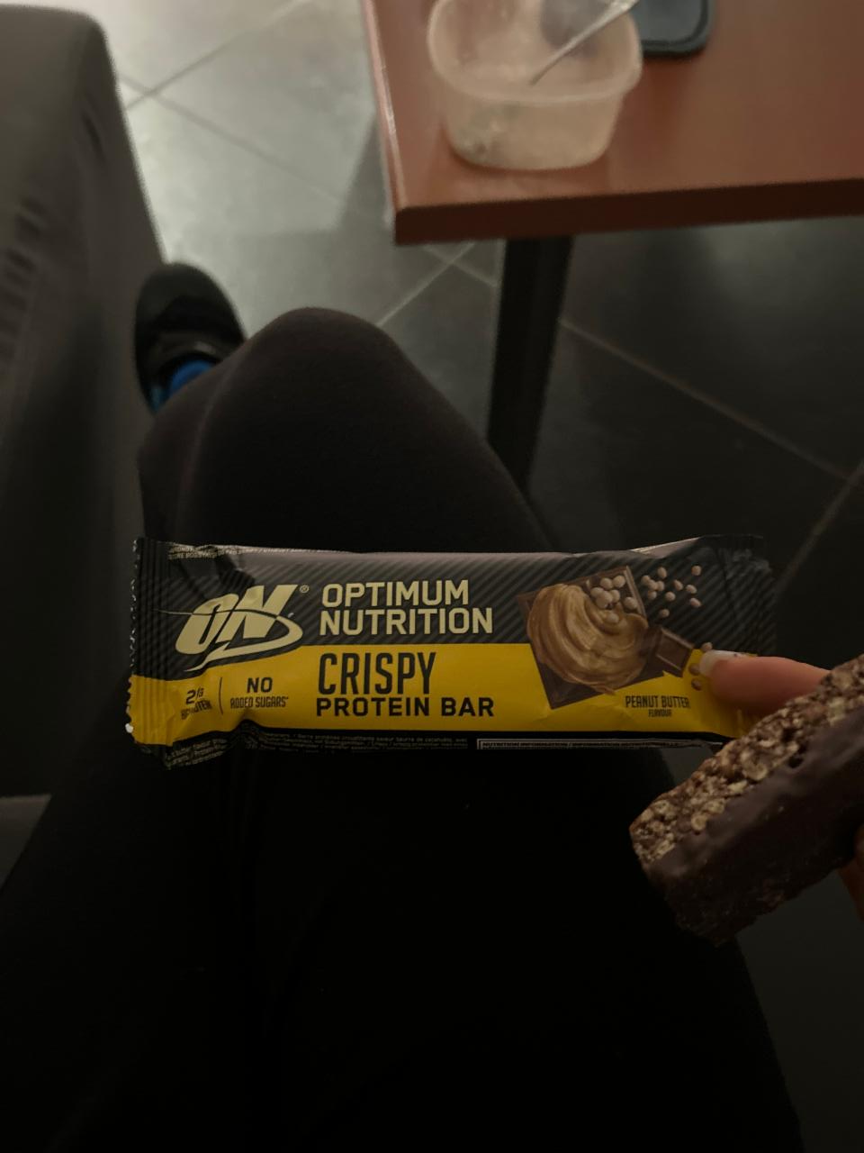 Фото - Протеїновий батончик Protein Crisp Bar арахісова паста Optimum Nutrition