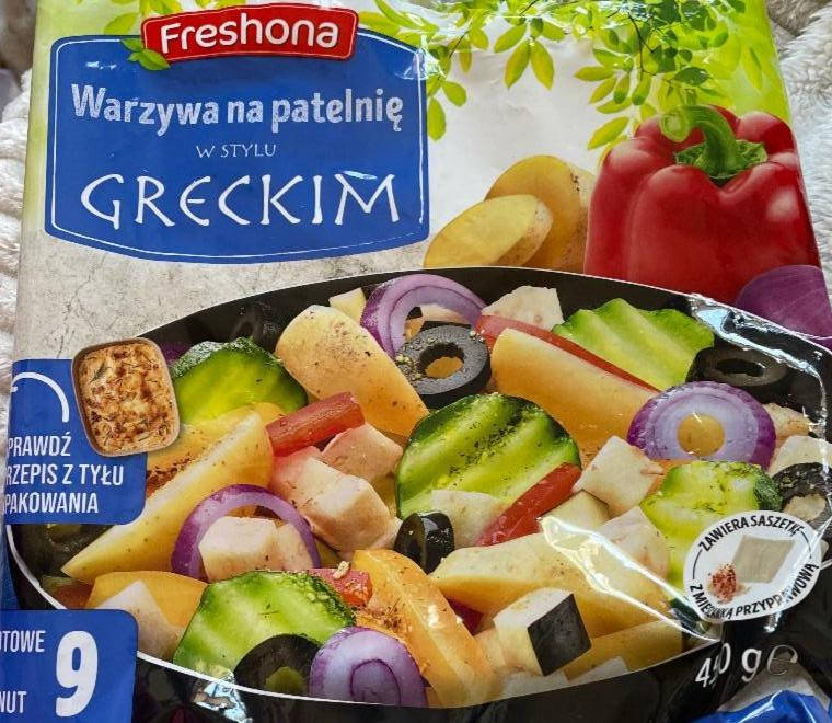 Фото - Warzywa na patelnię w stylu greckim Freshona