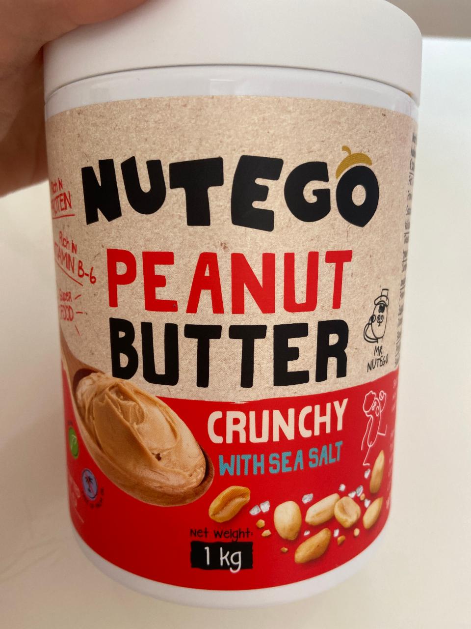 Фото - Паста арахісова з сіллю Peanut Butter Crunchy Nutego