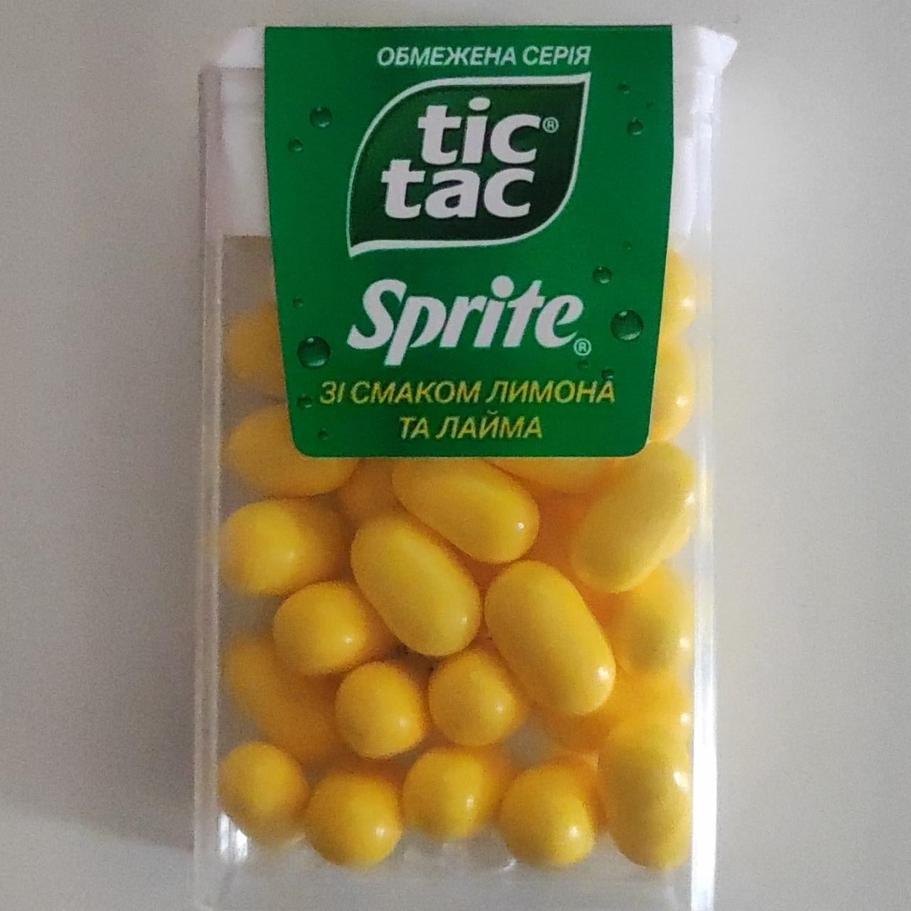 Фото - Tic Tac Sprite зі смаком лимона та лайма