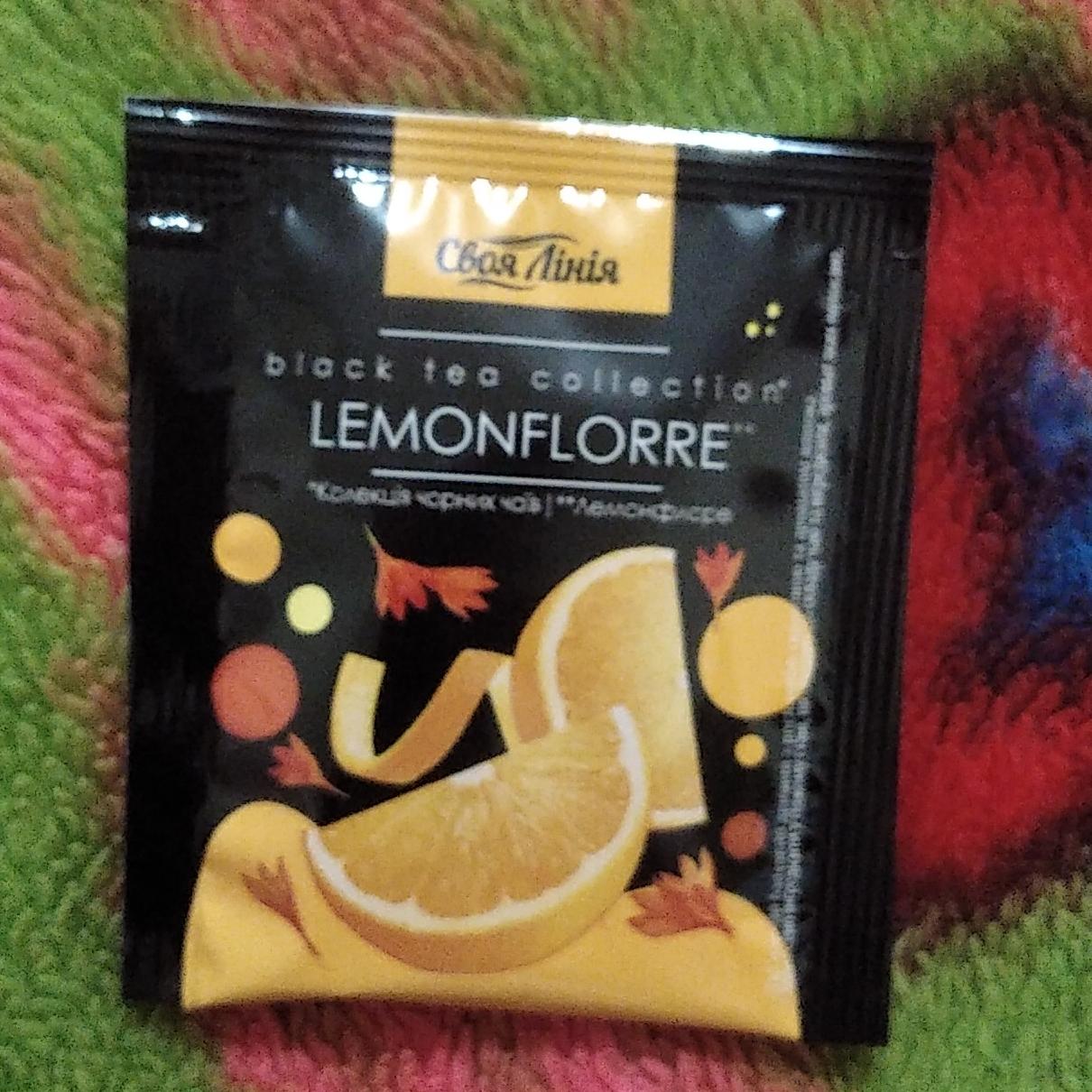 Фото - Чай чорний байховий дрібний з ароматом лимона Lemonflorre Своя Лінія