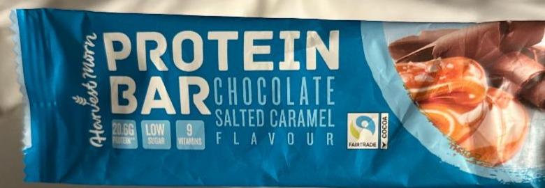 Фото - Батончик протеїновий Protein Bar Chocolate Salted Caramel Flavour Harvest Morn