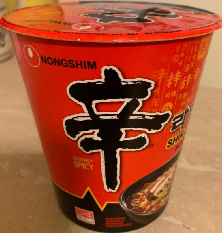 Фото - Instantní nudlová polévka Shin Cup spicy Nongshim