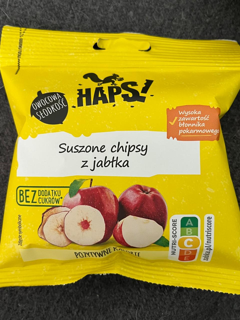 Фото - Чіпси сушені яблучні Haps!
