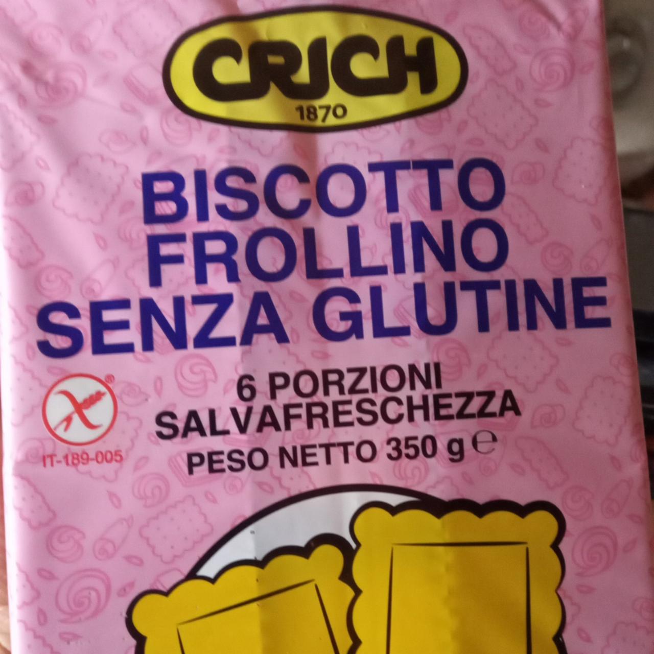 Фото - Biscotto frollino sensa glutine Crich