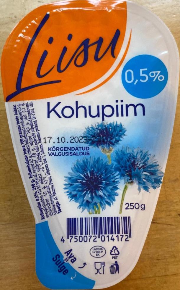 Фото - Kohupiim 0,5% Liisu