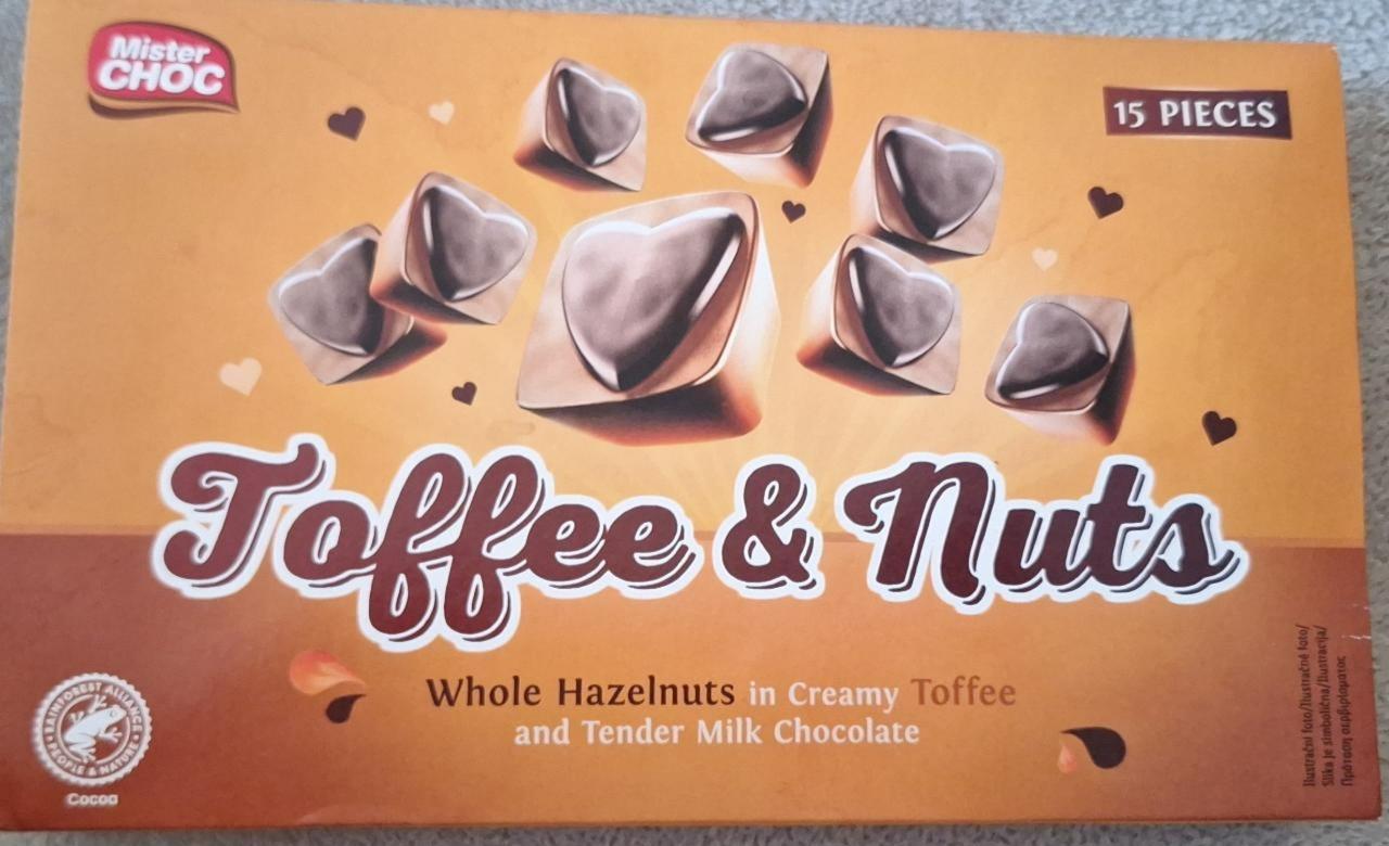 Фото - Цукерки шоколадні Toffee and Nuts Mister Choc