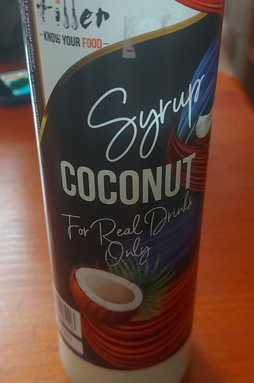 Фото - Сироп зі смаком кокосу Syrup Coconut Східні ласощі