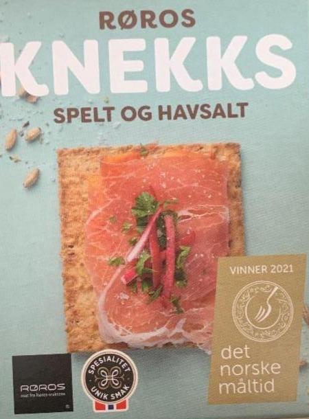 Фото - Печиво Knekks з морською сіллю спельта Røros