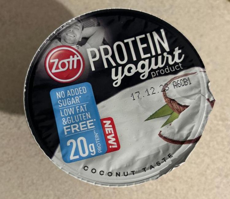 Фото - Protein yogurt product Coconut Zott