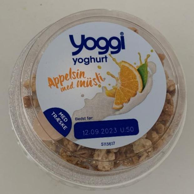 Фото - Yoghurt appelsin med müsli 2.5% Yoggi