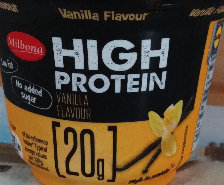 Фото - High Protein Pudding Vanilla Flavour Milbona
