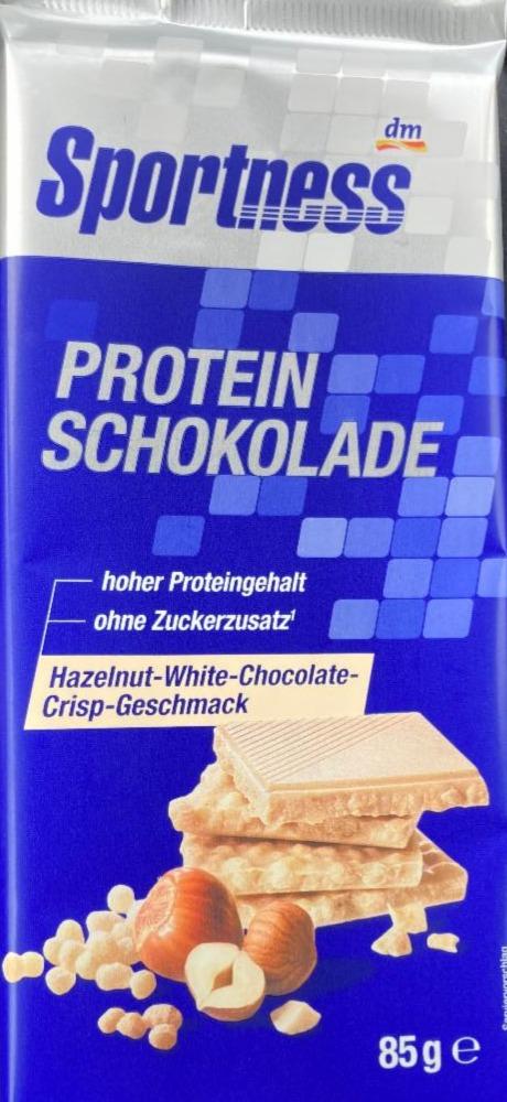 Фото - Protein schokolade hazelnut-white-chocolate-crisp-geschmak Sportness