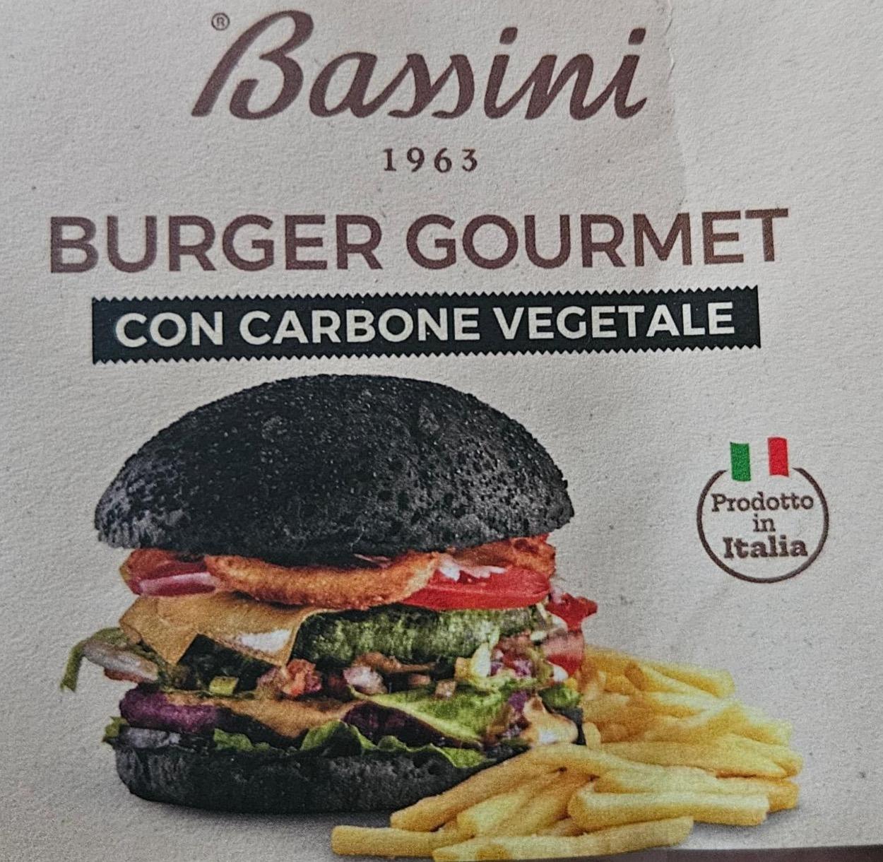 Фото - Burger gourmet con carbone vegetale Bassini