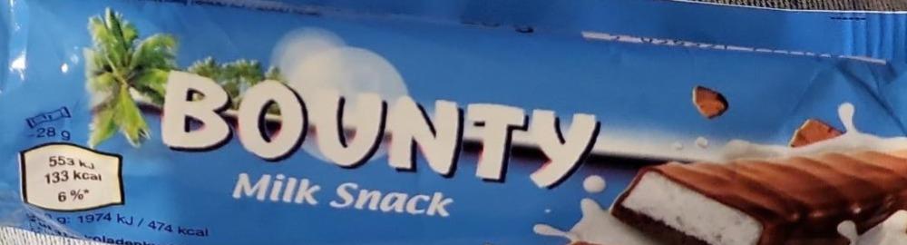 Фото - Milk snack Bounty