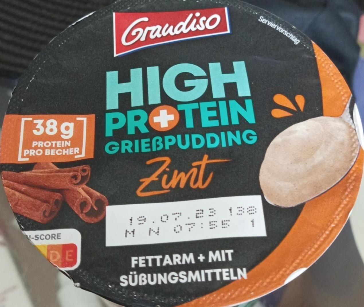 Фото - Пудинг з корицею High Protein Pudding Graudiso