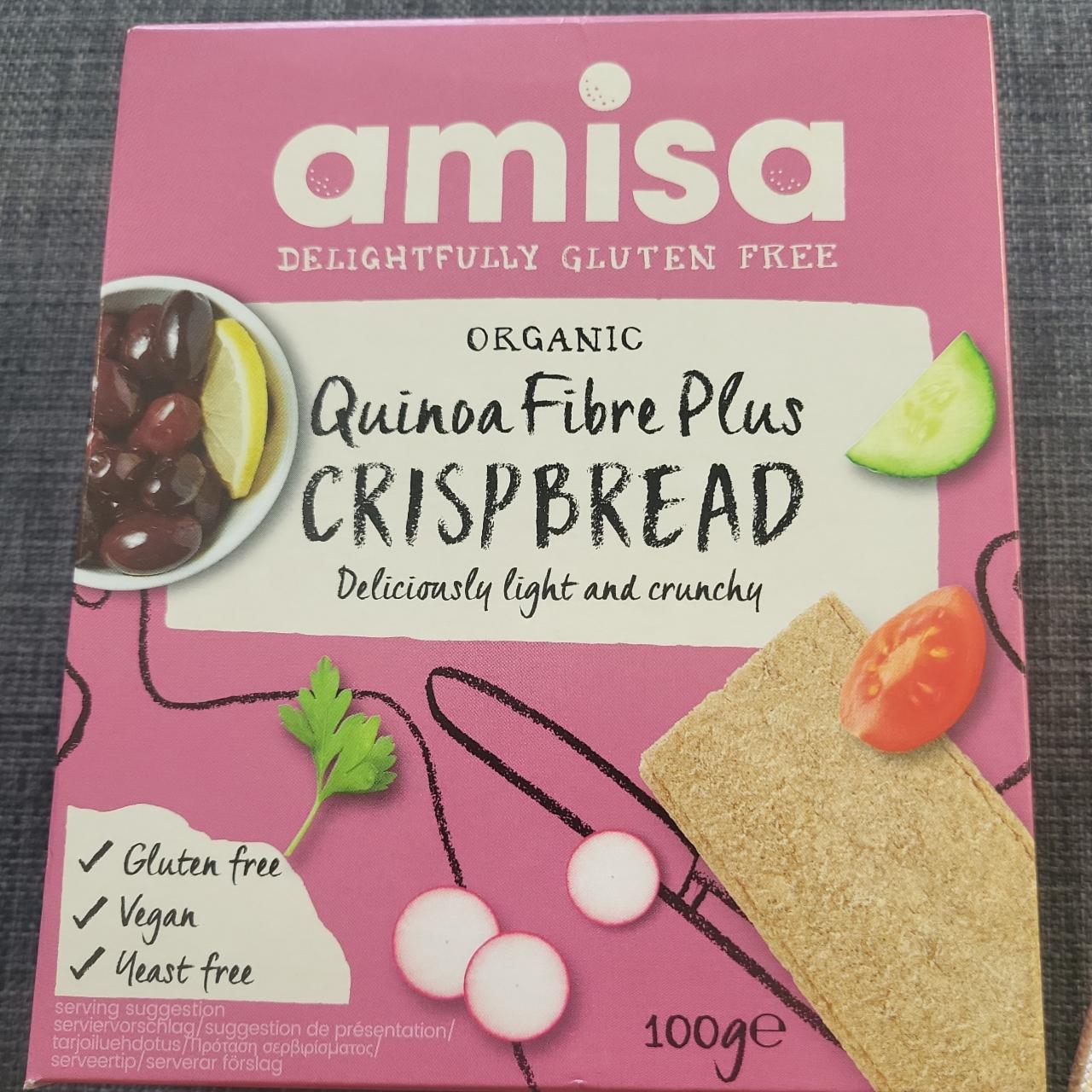 Фото - Organic Quinoa Fibre Plus Crispbread Amisa