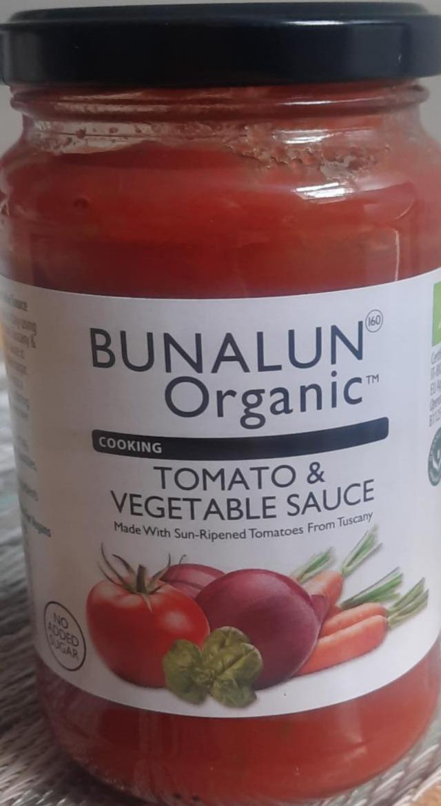 Фото - Tomato&vegetable sauce Organic Bunalun