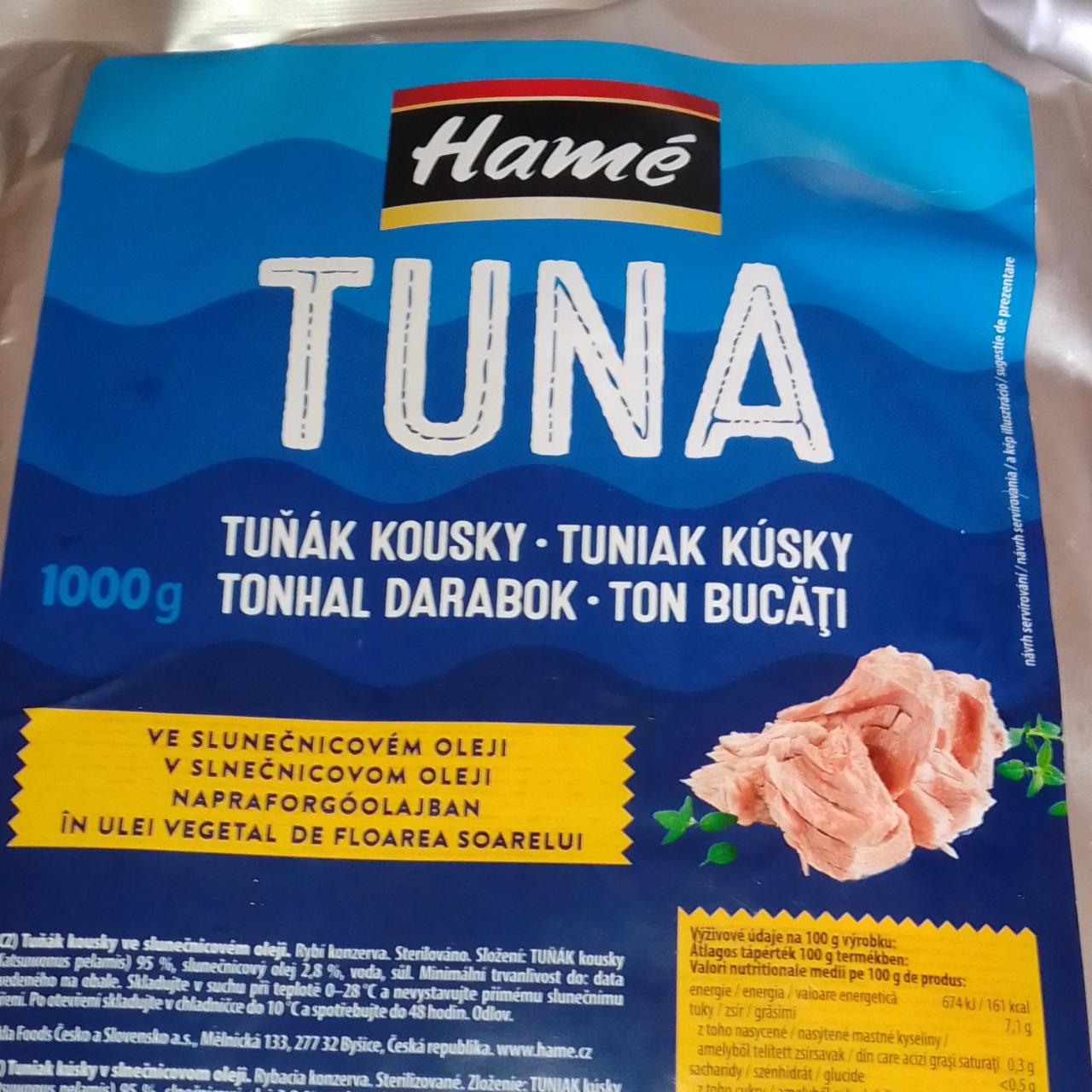 Фото - Тунець в соняшниковій олії Tuna Hamé