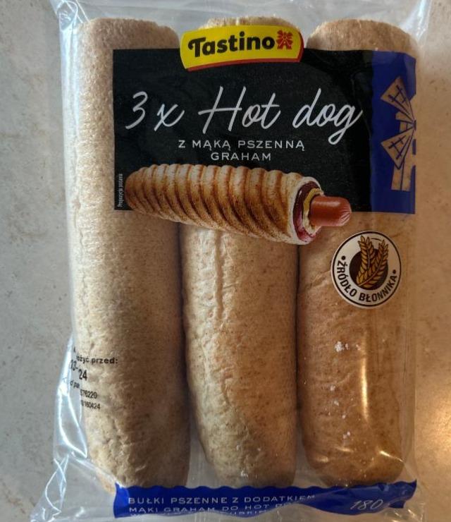 Фото - 3x Hot dog z mąką pszenną graham Tastino
