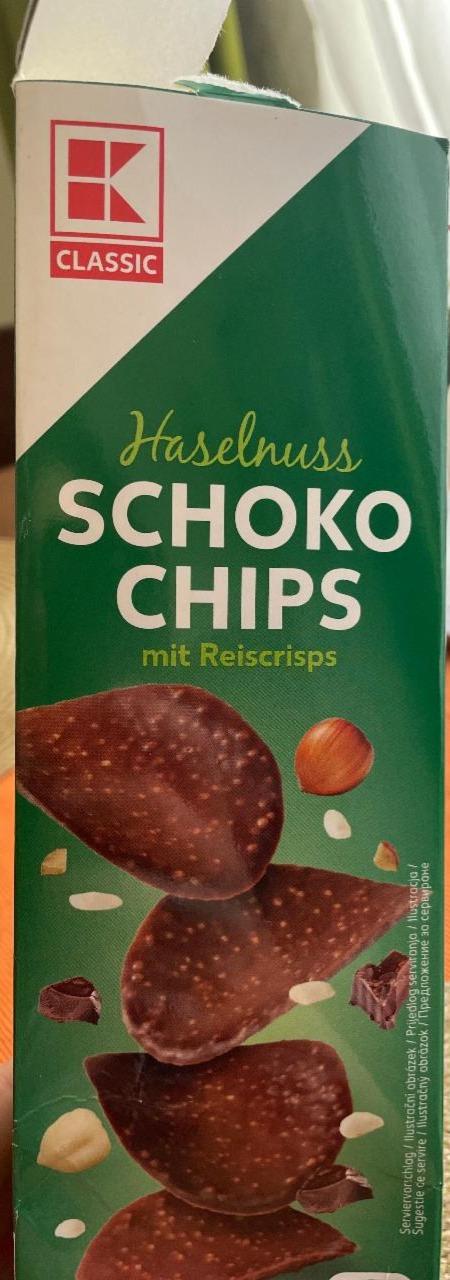 Фото - Чіпси шоколадні Schoko Chips Haselnuss K-Classic