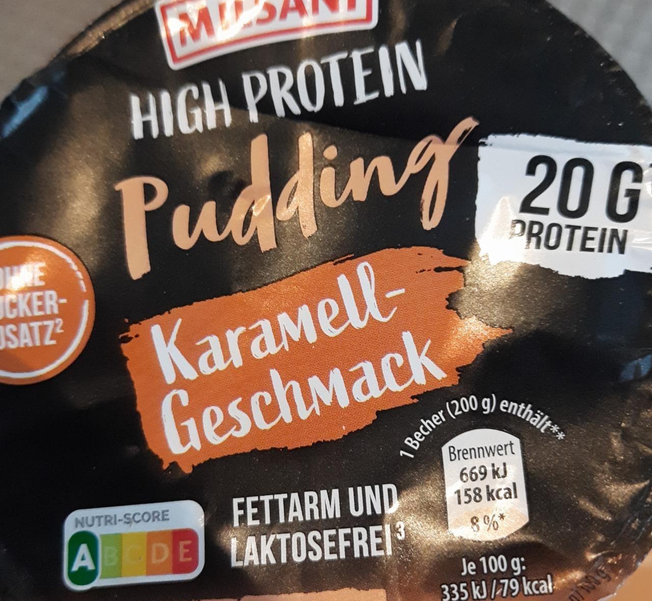 Фото - High-Protein-Pudding - Karamellgeschmack Milsani